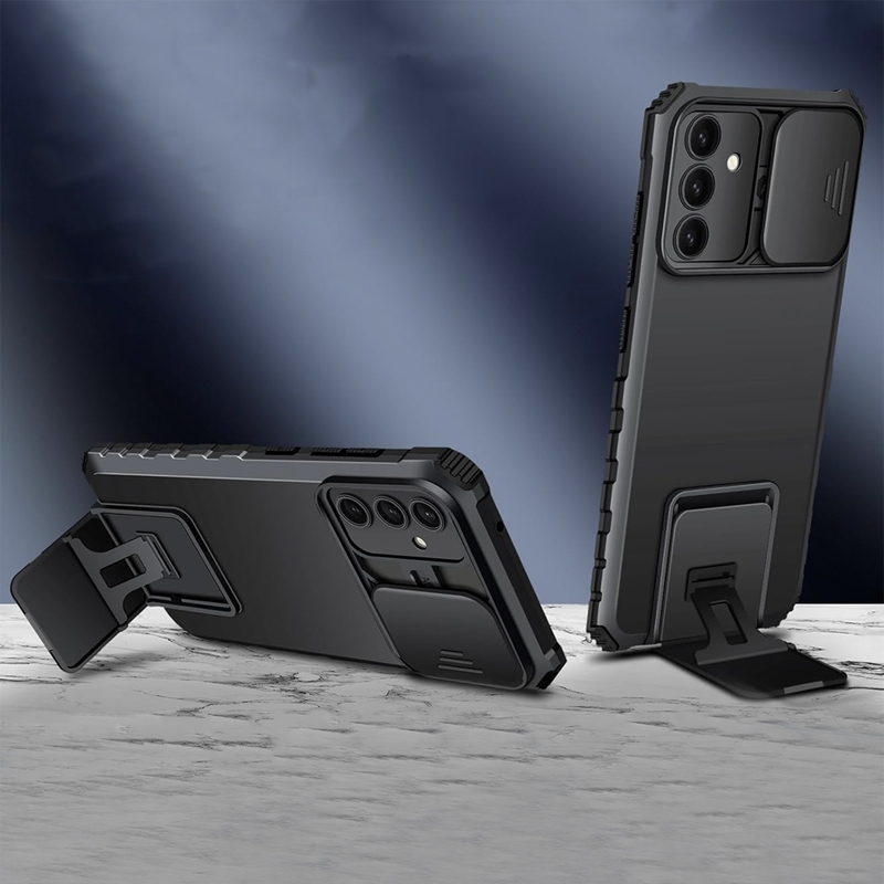Caso de telefone rígido resistente à prova de choque com suporte Para Galaxy A17 A16 A26 A36 A56 A15 A35 A55 — imagem 2 de 2