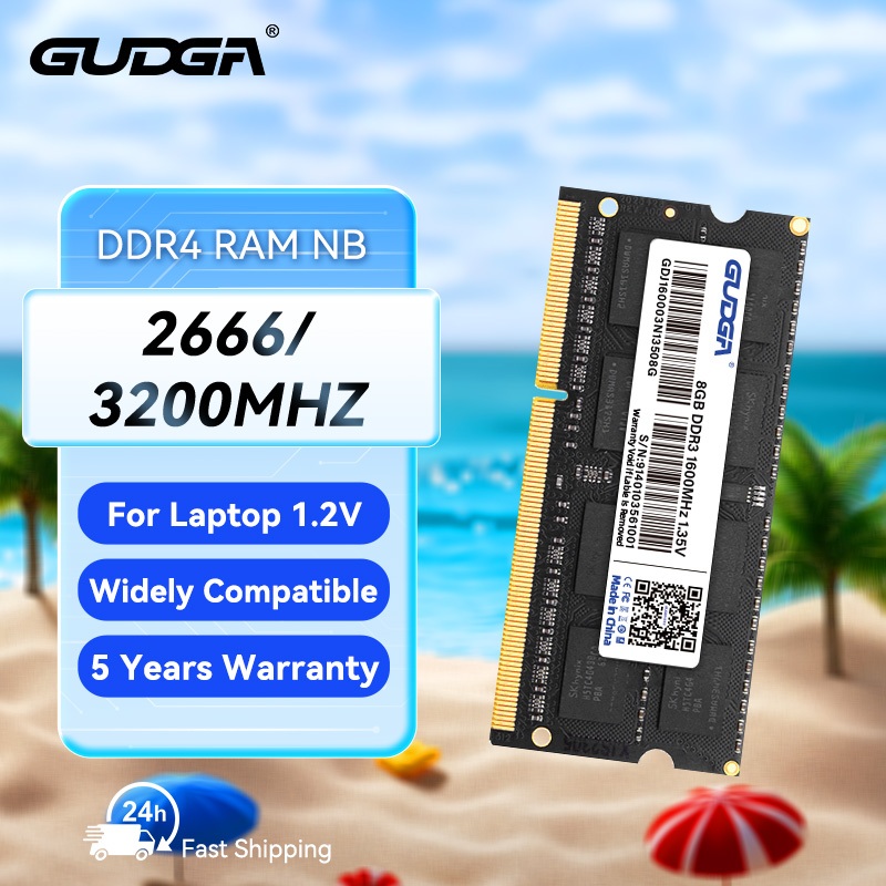 GUDGA DDR4 NB Ram 4GB 8GB 16GB Memória 3200MHZ Sodimm 1.2V 260Pin Canal Duplo Para Notebook Computador Portátil