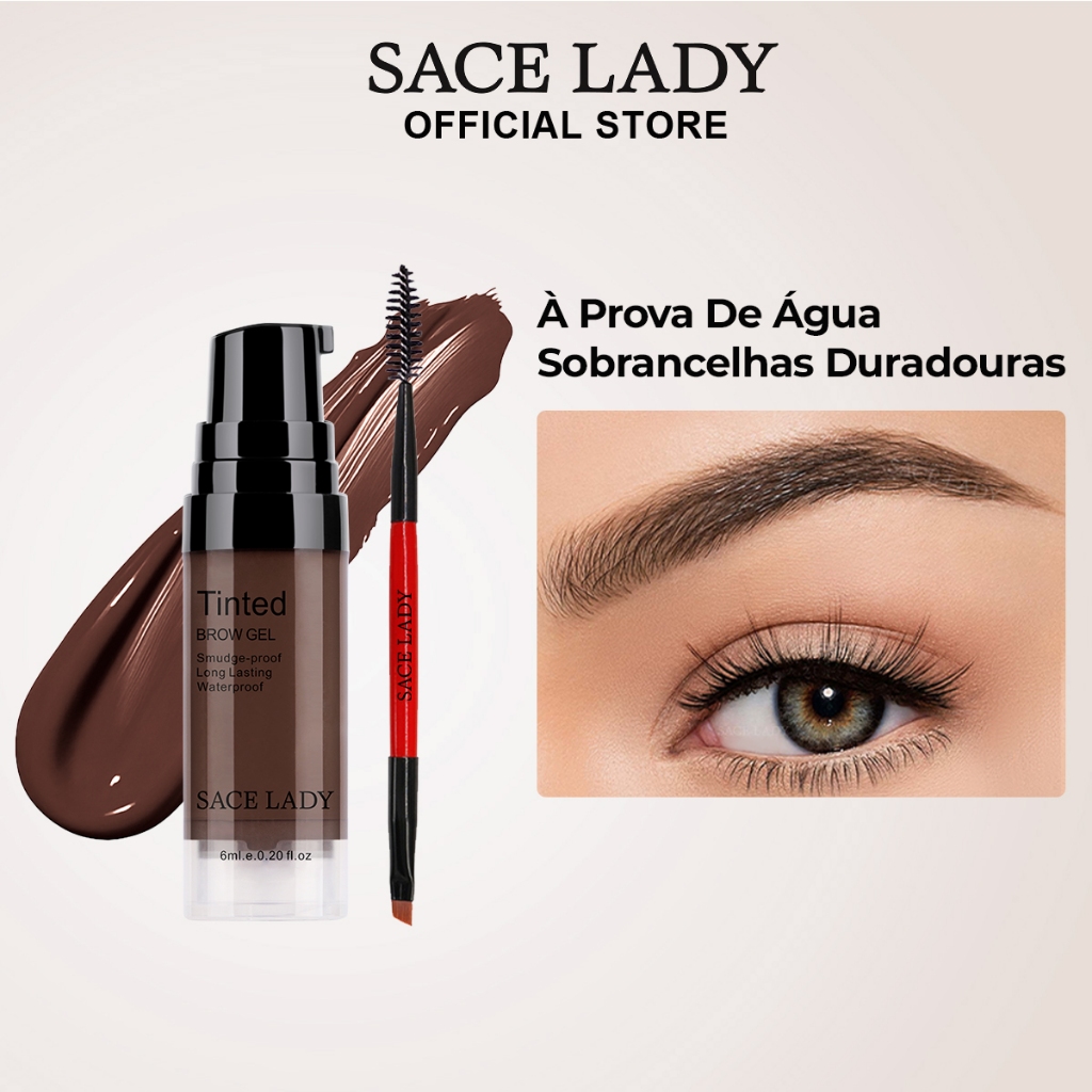 SACE LADY Tintura Sobrancelhas Lápis de sobrancelhas em gel À prova d'água e de longa duração