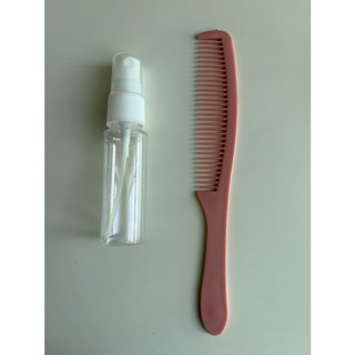Frasco De spray Vazio De 1 Unidade + 1 Pente + Instruções , Para Acordar O Cabelo Antes De Usar em Oferta na Shopee
