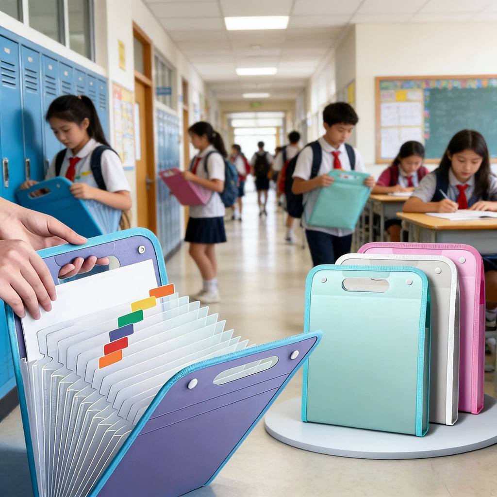 Pasta Sanfonada 12 Divisorias A4 Papelaria/ Material Escolar