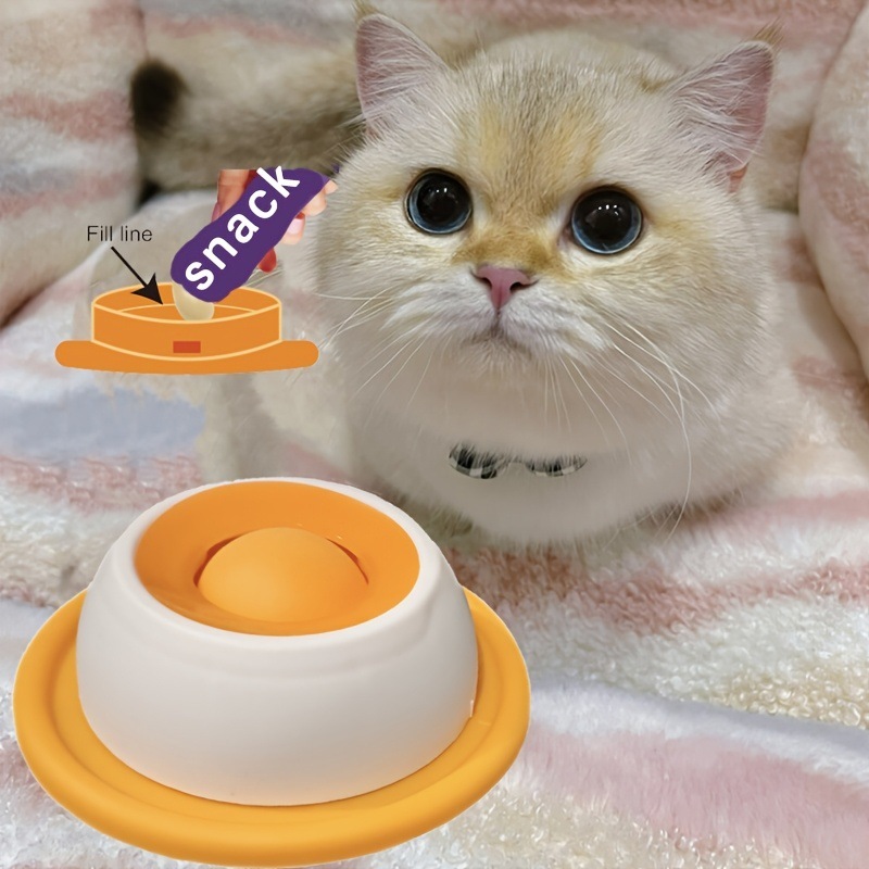 Alimentador Lento Anti-Queda Para Cães E Gatos , Brinquedo Interativo Buster De Tédio Resistente À Mordida Lamber