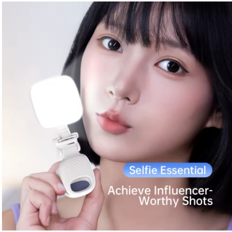 Iluminação Fotográfica Noturna De Preenchimento LED Luz De Vídeo De Lâmpada Portátil Branco