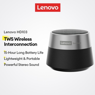 Lenovo HD103 Alto-Falante Bluetooth Sem Fio TWS Interconexão Com Duração Da Bateria De 15 Horas Leve E Portátil em Oferta na Shopee