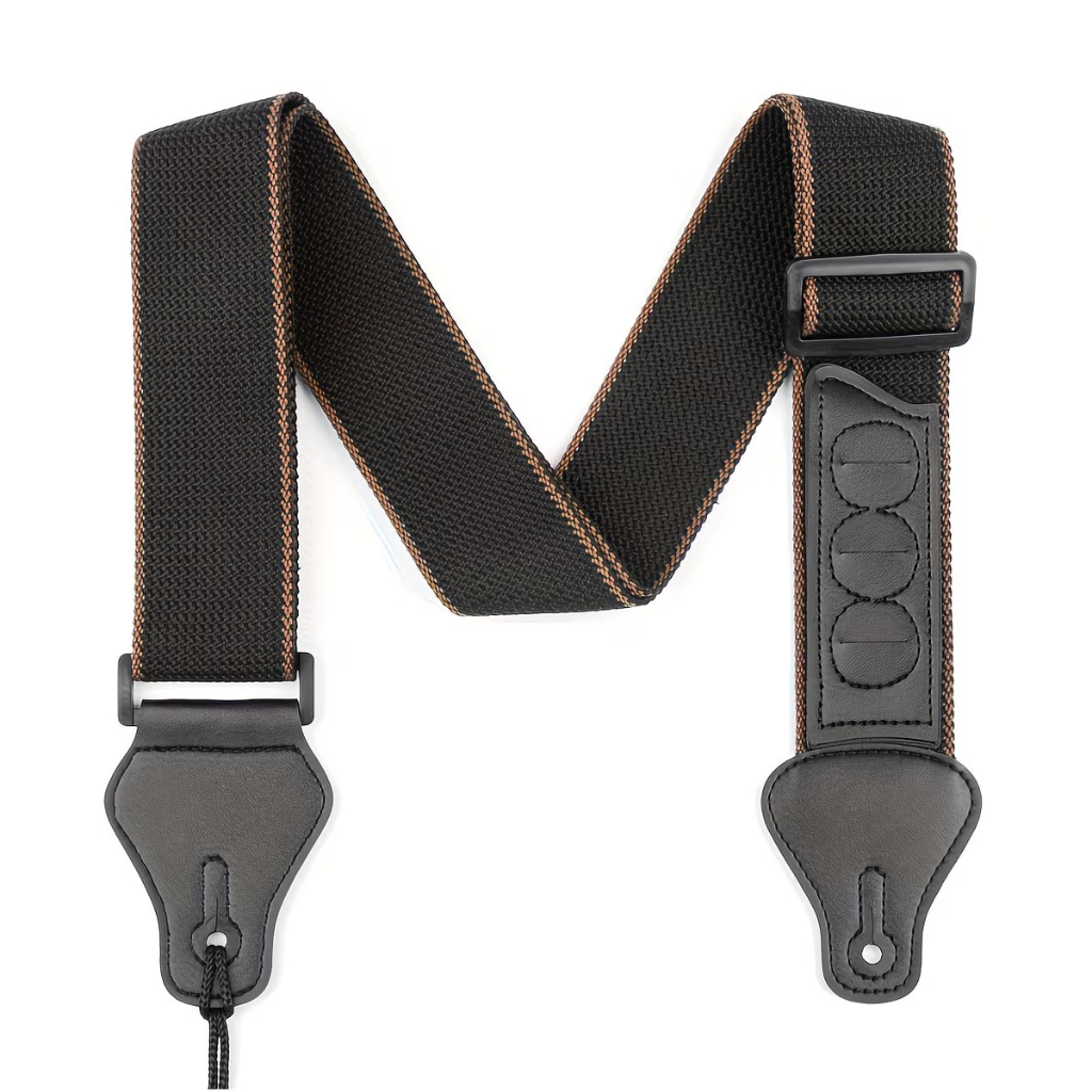 Correia para Violão e Guitarra com Porta Palhetas – Conforto e Praticidade no Palco