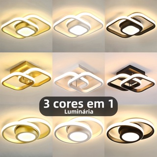 Luminária De Teto Plafon Led Moderna para Corredor Sala Quarto Cozinha em Oferta na Shopee