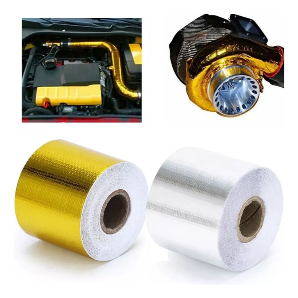 Fita Adesiva Térmica Escapamento Termotape Carro Moto 10m