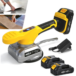 Máquina de ladrilho Assentar Piso sem fio nivelamento de parede e piso com ventosa 2 Baterias 21V GEELE em Oferta na Shopee