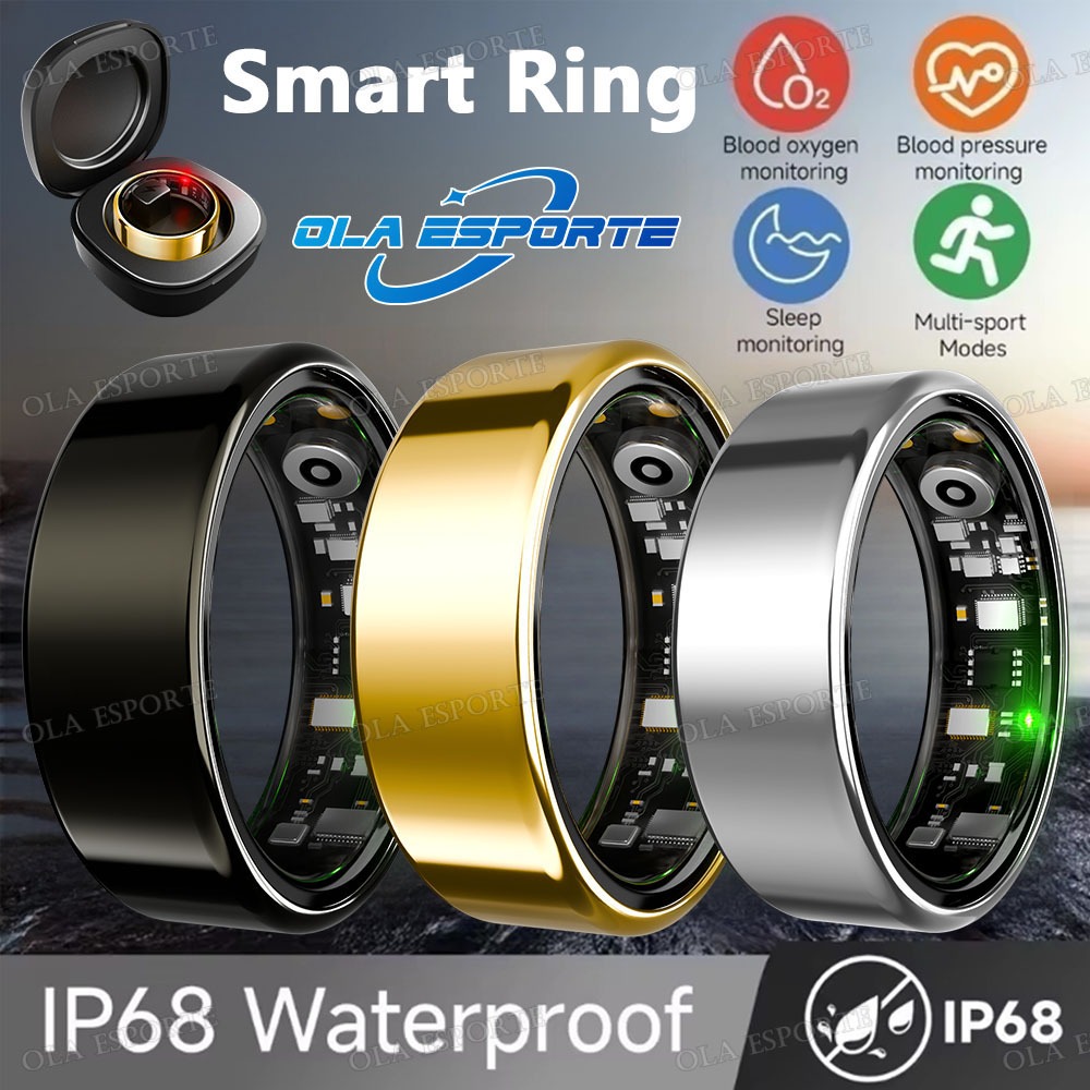 Anel Inteligente Original Para Homens E Mulheres , Monitor De Saúde Com Foto , À Prova D'água , Esporte , SmartRing , GP