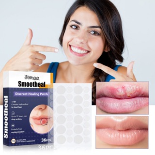 36 Peças Adesivo Labial Multifuncional Boca Fria Bolhas Herpes Alívio Da Dor Cura Feridas Invisíveis em Oferta na Shopee