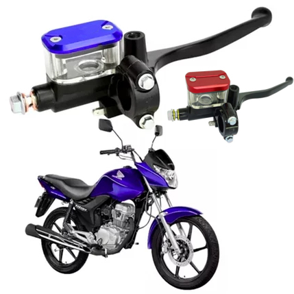 Burrinho De Freio Cilindro Esportivo CgTitan125/150/160 Cb300Xre 300Tornado Falcon Bros Cb300F Cb250 TwisterVermelh/Azul em Oferta na Shopee