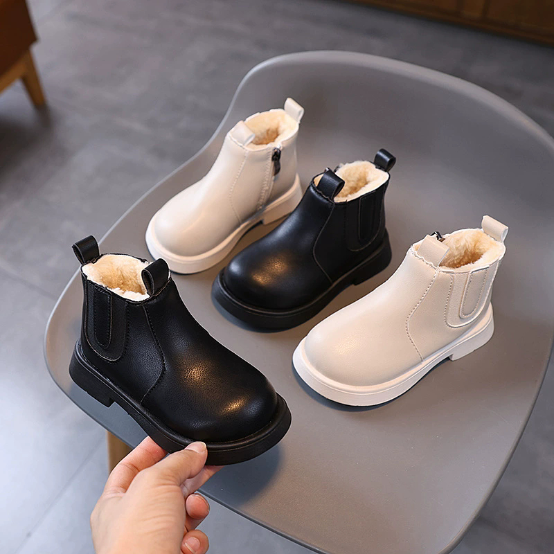 Sapatos De Algodão Moda Bebê Inverno Mais Botas De Neve Quentes De Veludo em Oferta na Shopee