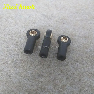 10 Pçs M3 Tipo Curto Hexágono Bola Ligação Com Arruela rc Avião Barco Carro Junta push pull Rolo link