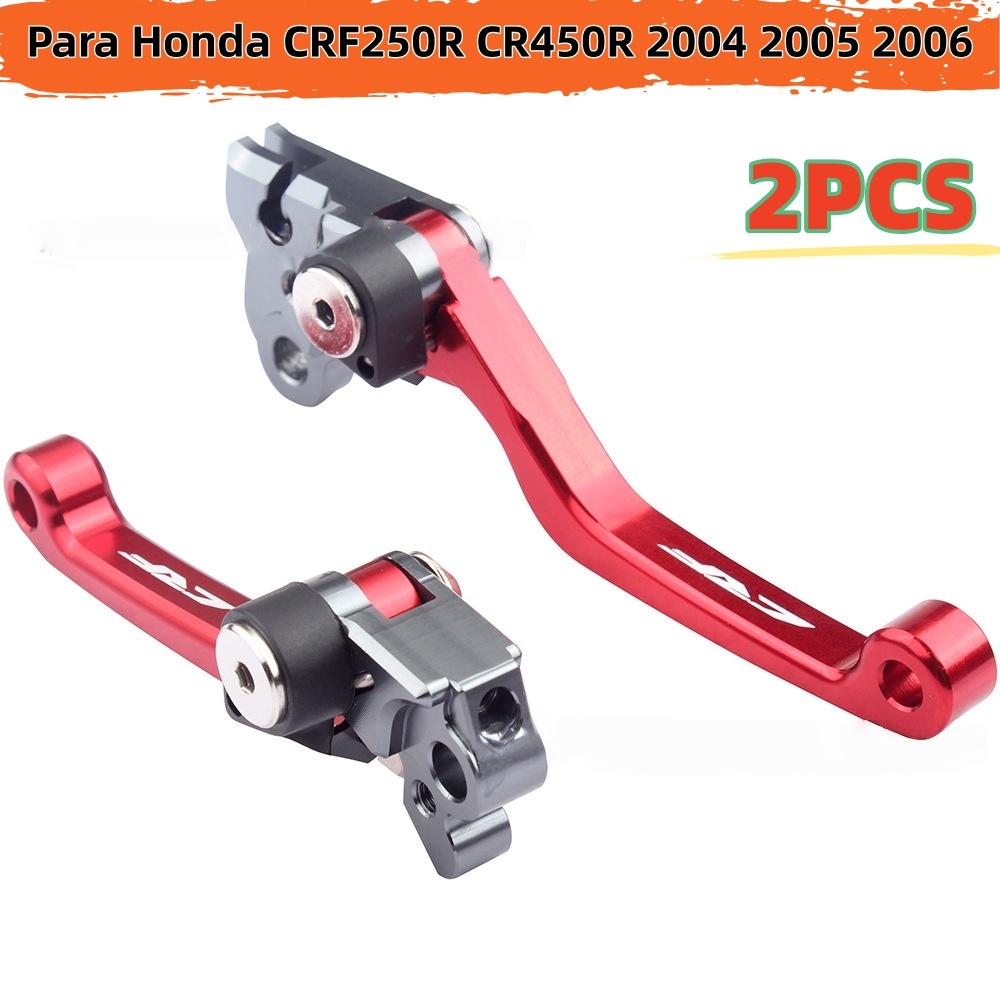 Manete Retrátil Crf 250R Cr450R (par) 2004-2006 Embreagem Honda