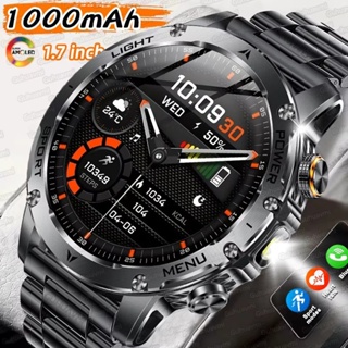 LIGE Multifuncional Relógio Inteligente Masculino 1000mAh Grande Capacidade Bateria Esporte