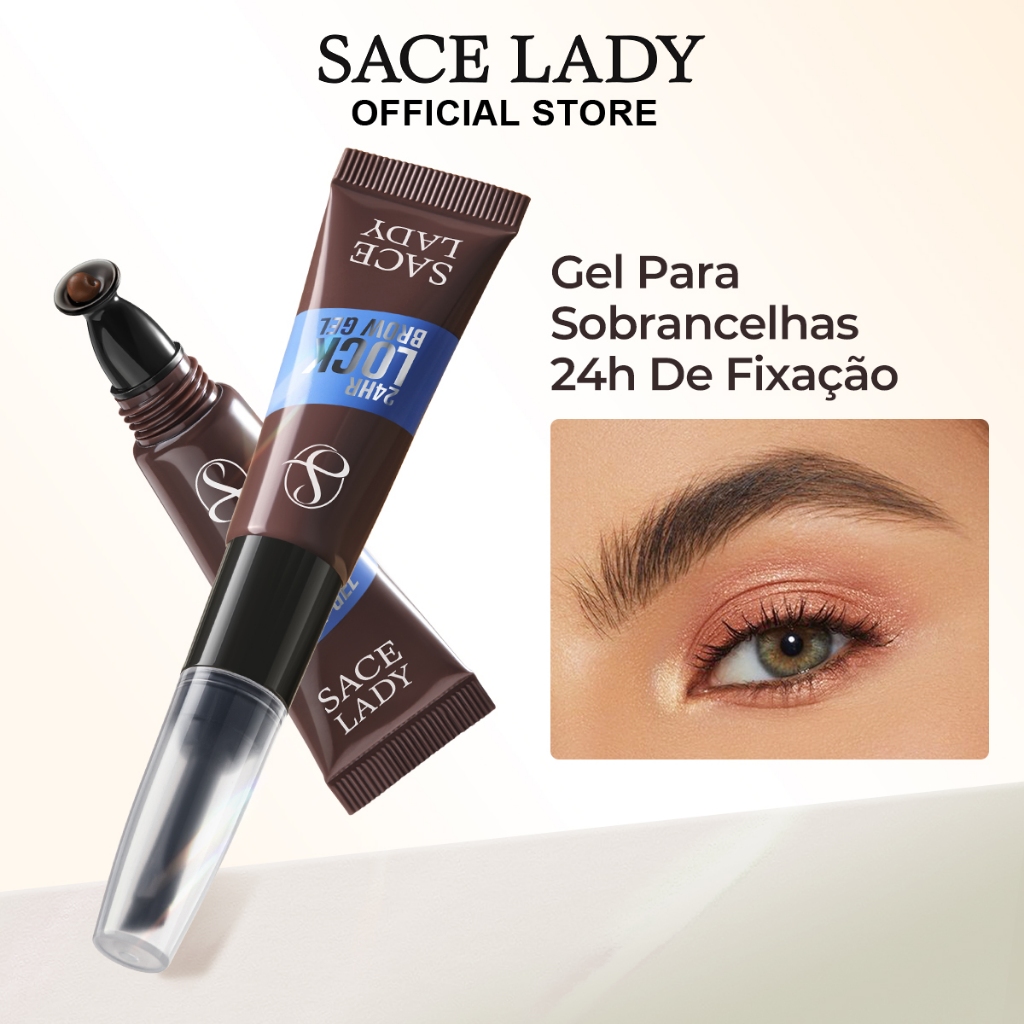 Gel Colorante para Sobrancelhas SACE LADY Fixação 24H e à Prova d'Água