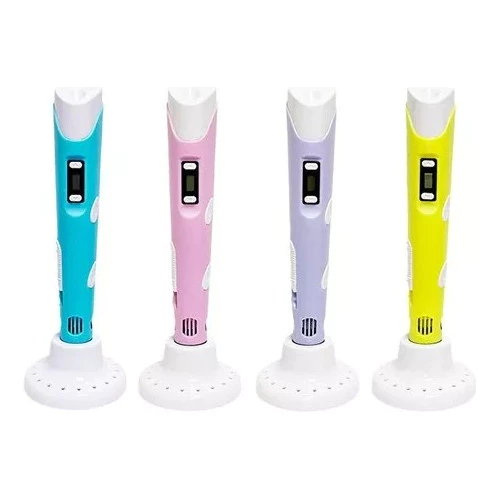 Caneta 3d Impressora Profissional 12v Com Filamentos + Fonte