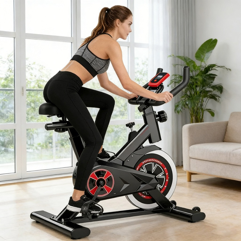 Bicicleta Bike Ergometrica Spinning Detecção De Frequência Cardíaca Academia Fitness Profissional 120kg