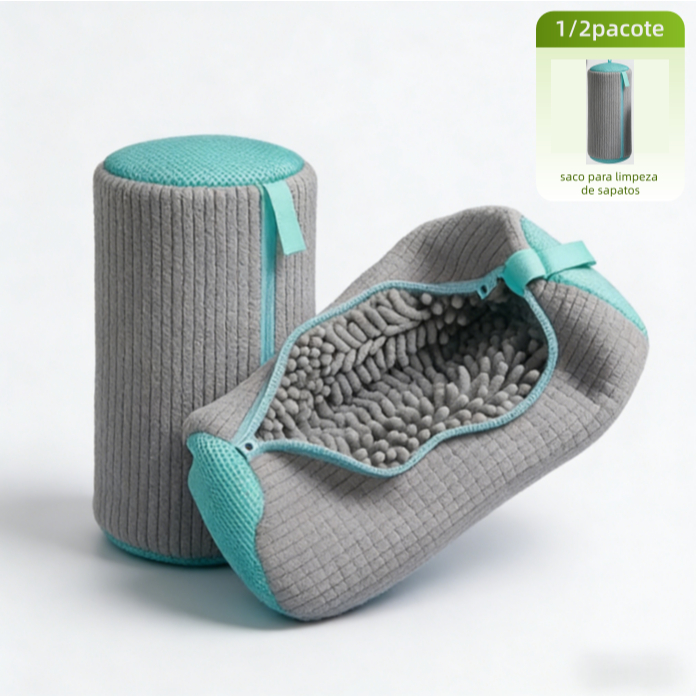 Saco Para Lavar Sapato Tênis Máquina de lavar Limpeza Anti Deformação Viagem Lavanderia-1/2pc em Oferta na Shopee