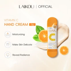 LAIKOU Creme Para As Mãos Com Vitamina C Niacinamida E-Hidratação Iluminadora De Longa Duração , Fórmula Não Gordurosa