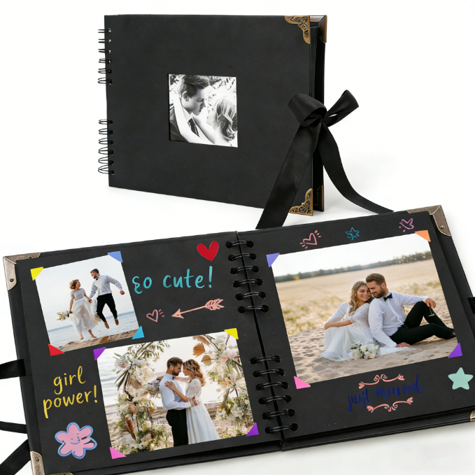 Álbum de Fotos Scrapbook - Nossas Lembranças & All About Us - Dia dos Namorados em Oferta na Shopee