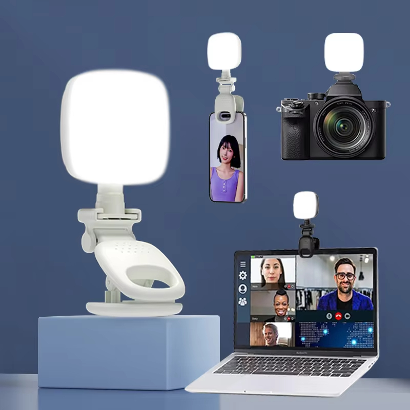 Iluminação Fotográfica Noturna De Preenchimento Mini LED Luz De Vídeo Portátil Para Câmera Tablet Celular