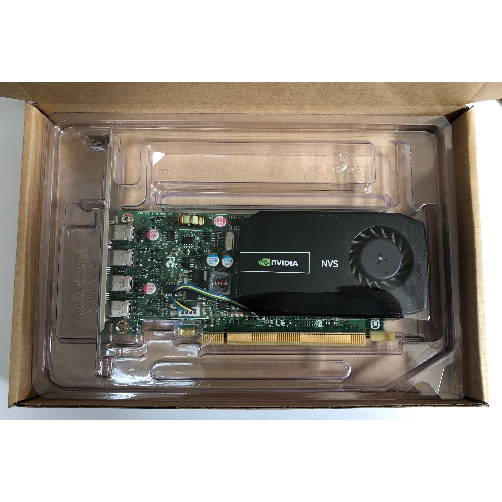 NVIDIA Quadro NVS 510 2GB DDR3 128bit 4x mini-DisplayPort CUDA 192 35W Altura Total Baixo Perfil Suporta 4 Monitores