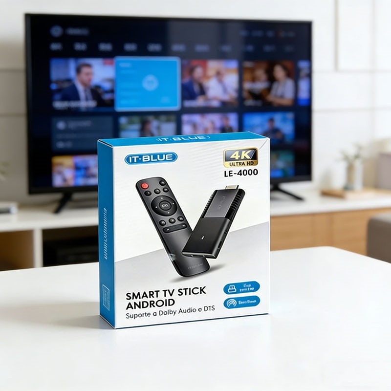 TV Stick Android | Transforme sua em Smart Wi-Fi HDMI