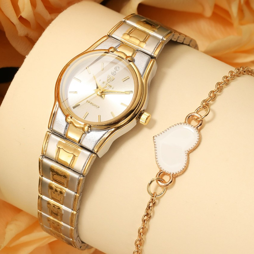 Relógio SKMEI Para Mulheres Marca original De Quartzo De Ouro Casal De Relógios À Prova D'água Senhoras em Oferta na Shopee