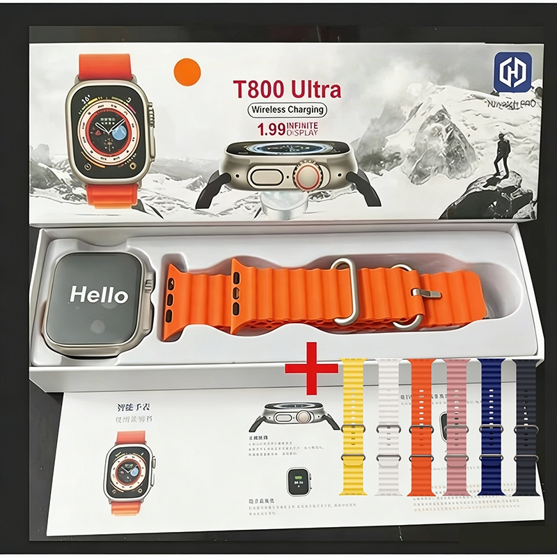 2026 Nova Série 8 Relógio T800 Ultra-S10MI-Super Inteligente Para Esportes Com Carregamento Sem Fio-T800Ultra2 MAX-Prese
