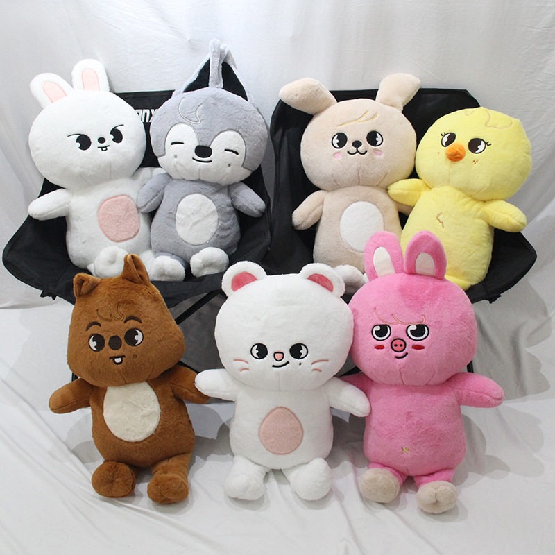 KPOP Stray Kids Skzoo Brinquedo De Pelúcia 50cm FM Felix HyunJin Jisung BBOKARI Plushies Boneca Presentes Para Crianças