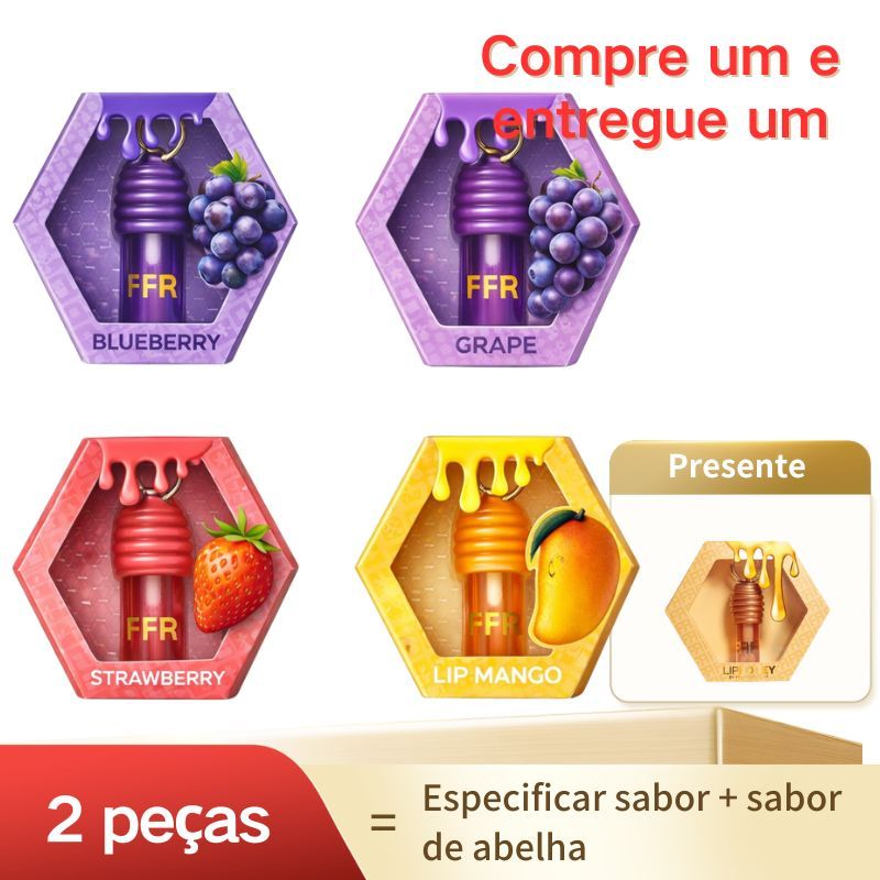 Kit2 LIPHONEY Gloss Labial - hidratante 24 horas - vários sabores disponíveis em Oferta na Shopee