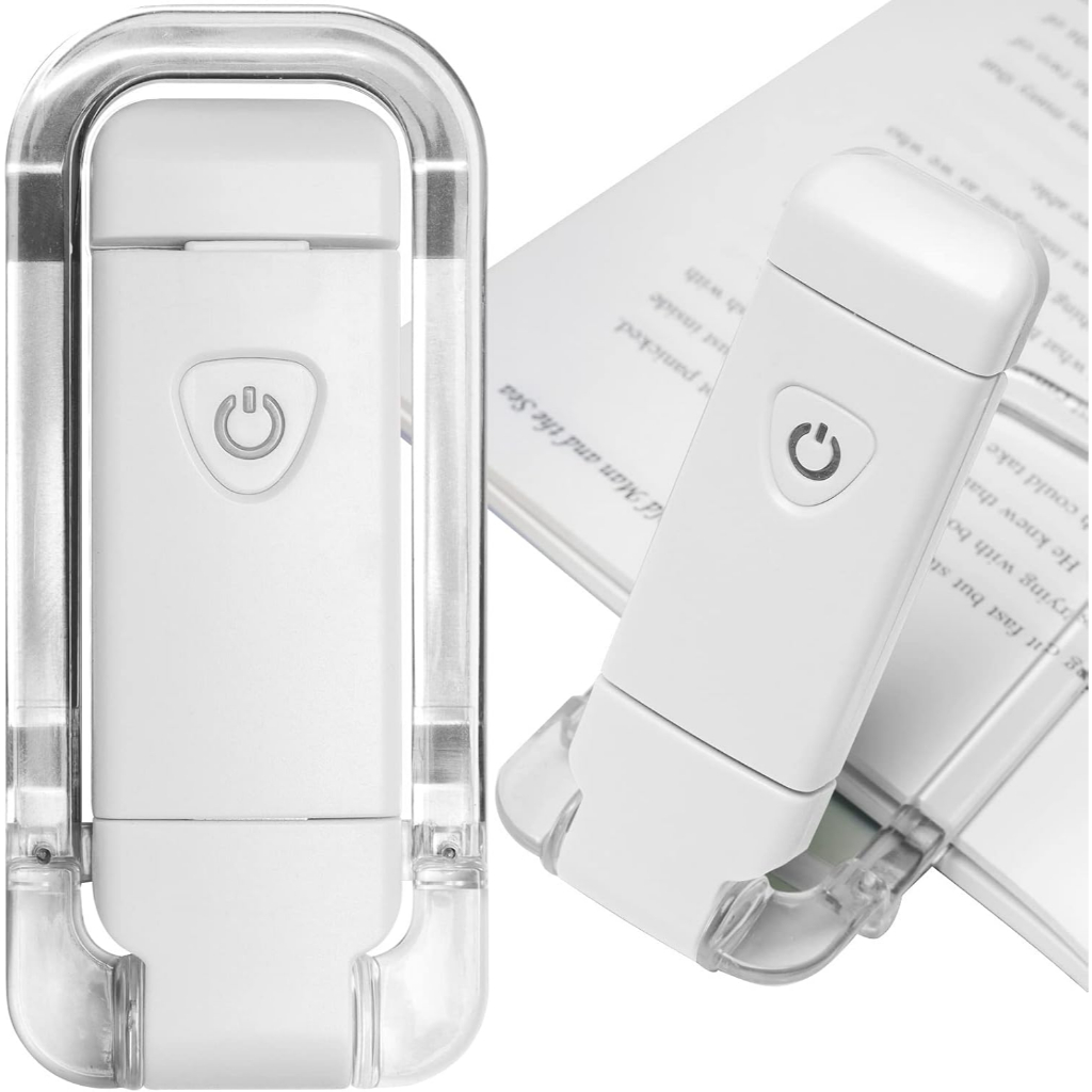 Luz De Leitura De Livros De Leds Brilho Ajustável USB Clip De Proteção Dos Olhos Portátil Bookmark Lights new_life em Oferta na Shopee