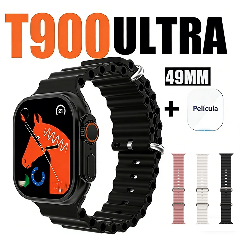 Smartwatch T800 Série 9-De Monitoramento De Frequência Ultra Cardíaca-Presente Ideal Para Festivais