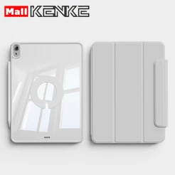 Capa KENKE Para ipad De Acrílico Transparente Removível 2024 Air pro 11/13 2025 M4 M5 12.9 4a Geração 5a air 4/5/6/7/8