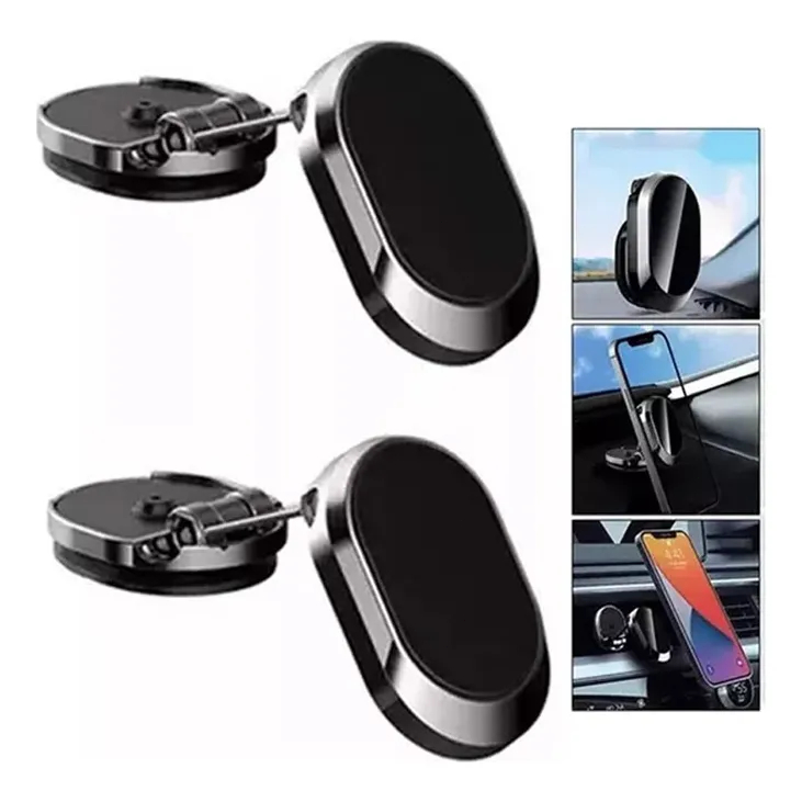 Suporte Magnético Para Telefone Carro 2 Unidades Até 360 ° Sucção A Vácuo Forte