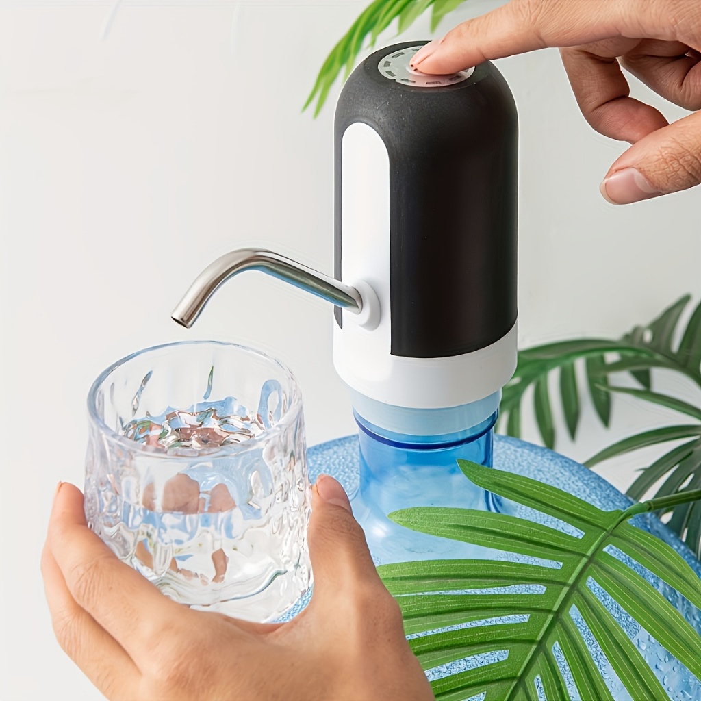 Bomba Elétrica Para Galão Universal D'Água Dispenser Com Carregamento Usb Para Galão De Água 20L Novo