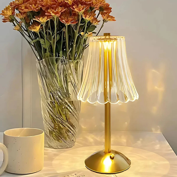 Lâmpada Abajur Mesa Com Barra Led Sensor Toque De Luz Quarto Sem Fio 3 Cores