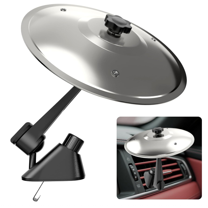 Pratos de ventilação de carro, mini pratos de mão para amantes da música,Prato De Colisão De Carro