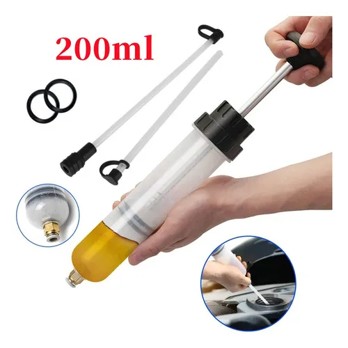 Bomba De Fluido De Óleo De Motor De Carro , Seringa De Vácuo Manual Para Transferência De Refrigerante , 200cc