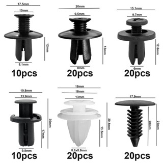 100 Pcs Fixador Automático Clipe Mista Corpo Do Carro push Pino Retentor Rebite Parar kit Guarnimento Da Porta Painel em Oferta na Shopee