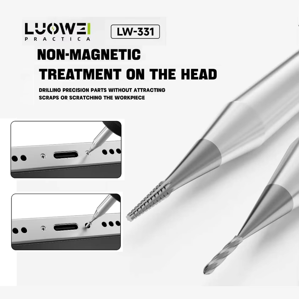 LUOWEI LW-331 2.35mm Liga De Reparo Do Telefone Extrator De Parafuso Despojado Ferramenta De Extração De Remoção De Broc