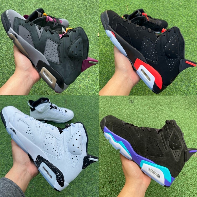 Tênis de basquete masculino feminino estilo ar 6 tênis confortável amortecimento tênis tamanho 40-47 tamanho