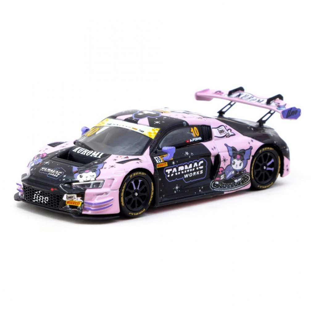 Tarmac Works T64-043-24MGP10 1/64 Audi R8 LMS GT3 evo II Kuromi Macau GT Cup FIA Copa Do Mundo 2024 Modelo De Cartões Co