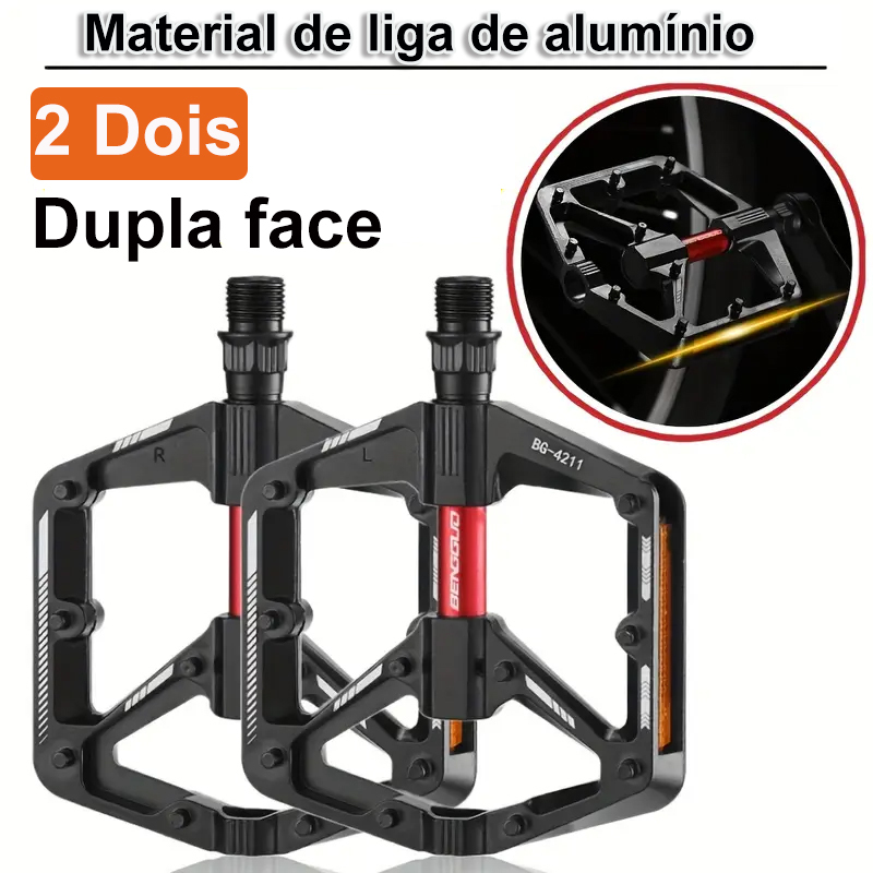 Pedal de Alumínio para Bicicleta Leve Antiderrapante Rolamento Selado Para MTB Urbana Speed​ em Oferta na Shopee