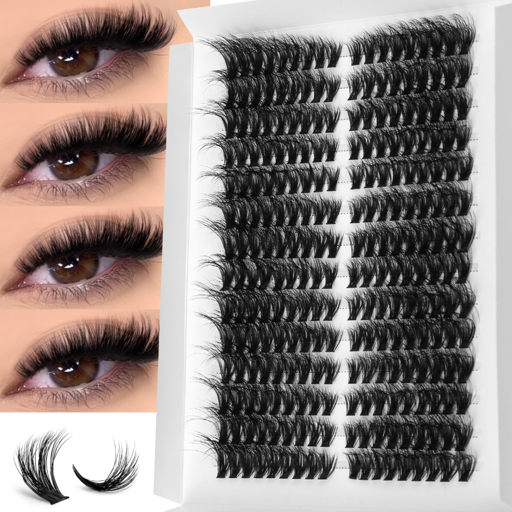 DIY Lash Extensão Mix Estilos Clusters Extensões De Cílios Individuais Maquiagem Postiços