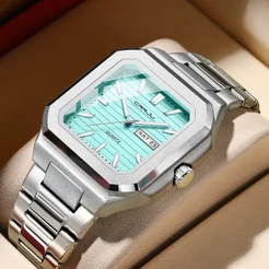 CRRJU Relógio Esportivo Moda Masculina Elegante Esportes Relógios Casuais Design De Mostrador Único Calendário Duplo Luz
