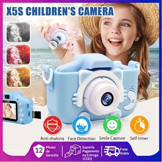 🎁Envio rápido🎁Mini Câmera Infantil Mini Recarregável Com Capa Video Jogos Fotos em Oferta na Shopee