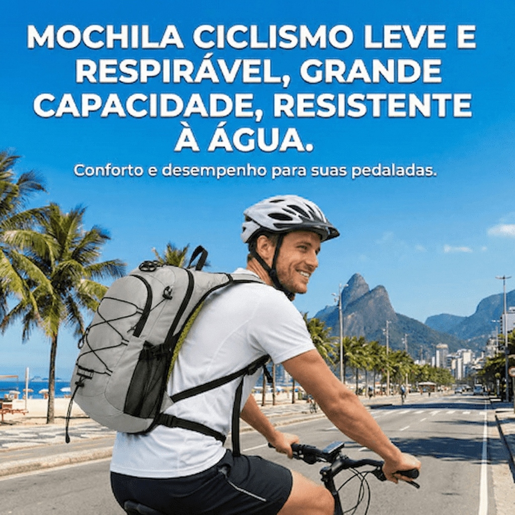 Mochila Multifuncional À Prova D'água Para Atividades Ao Ar Livre-Grande Capacidade Ciclismo E Viagens , Unissex