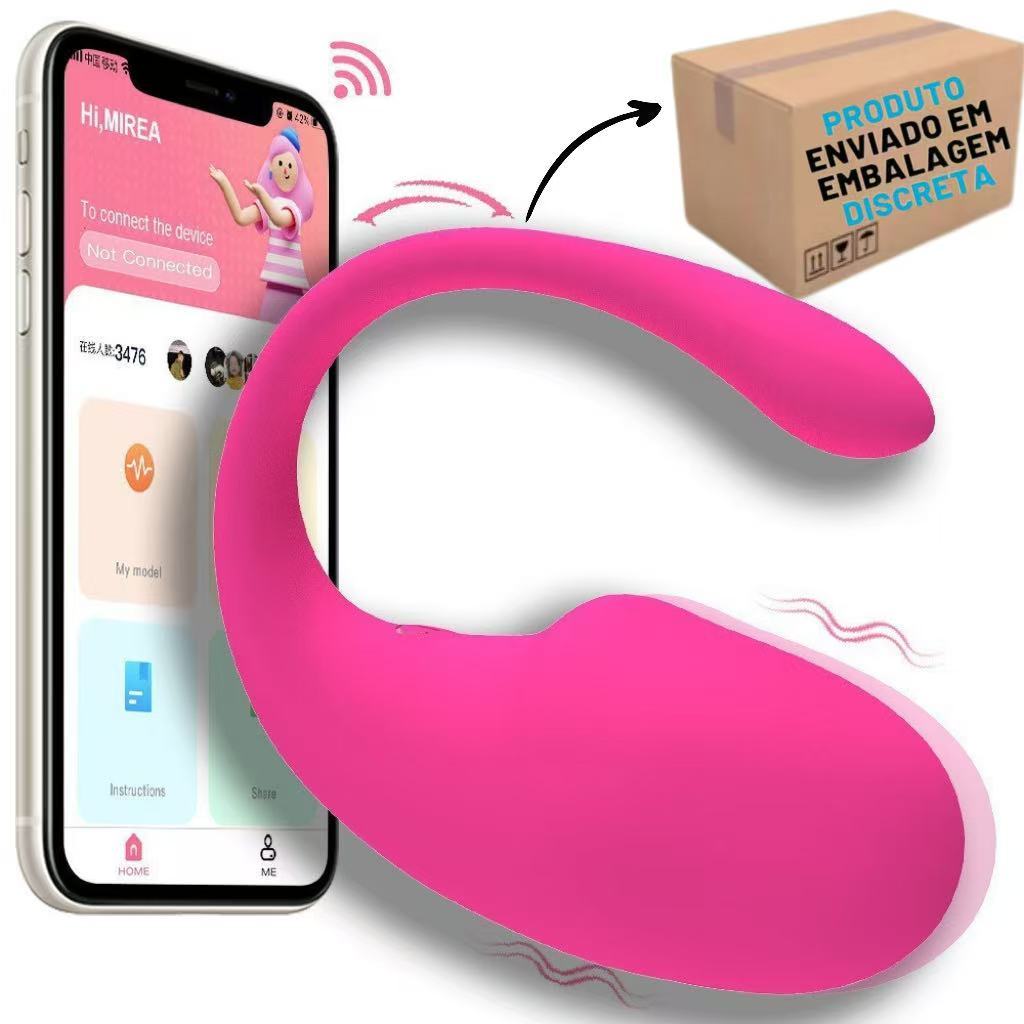Vibrador Bluetooth Controlado Por Aplicativo-9 Modos De Vibração Poderosos , Reprodução Remota , Ultra Silencioso E Reca em Oferta na Shopee
